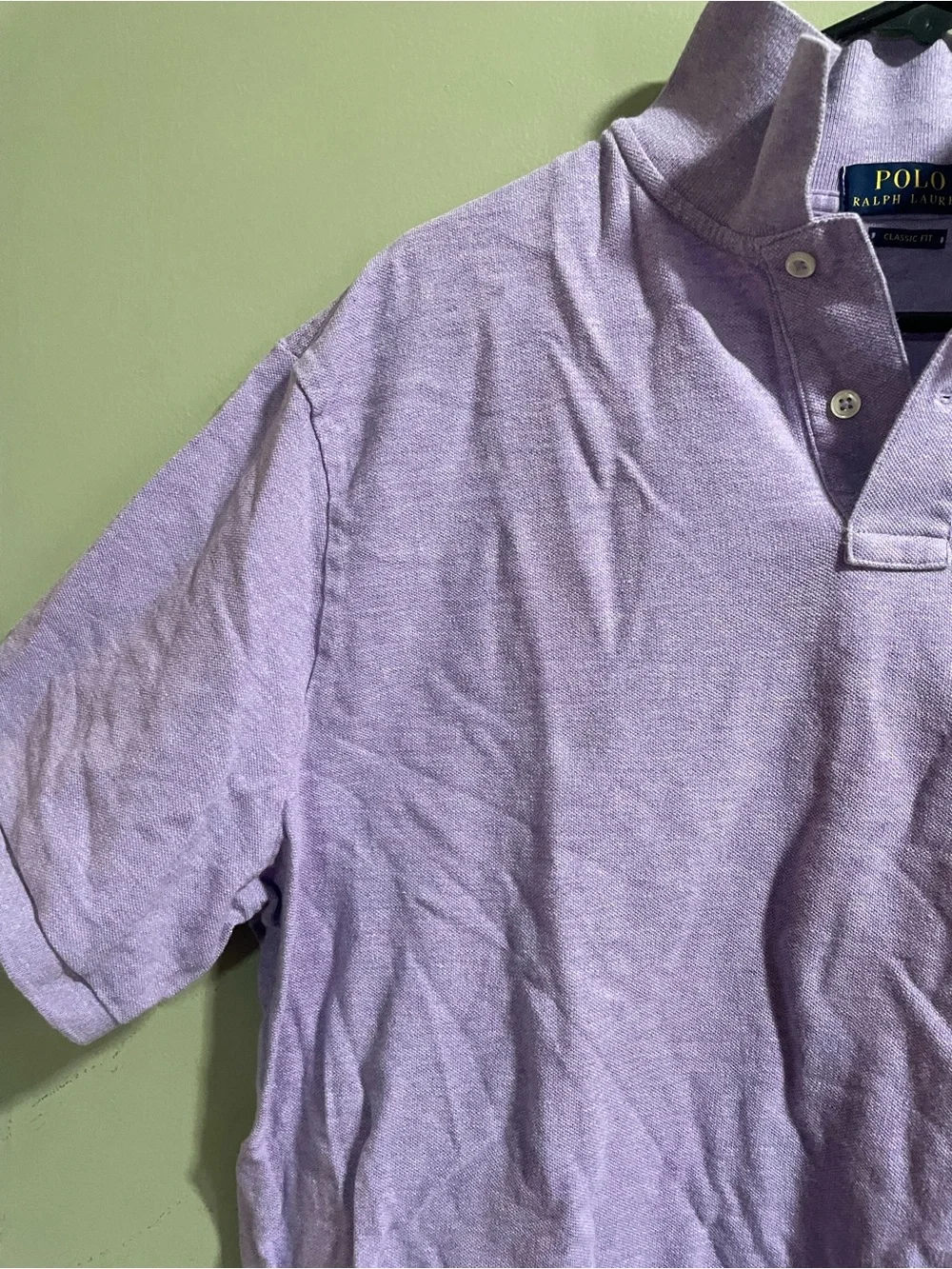 Polo by Ralph Lauren Classic Fit Lilac Men's Polo Shirt